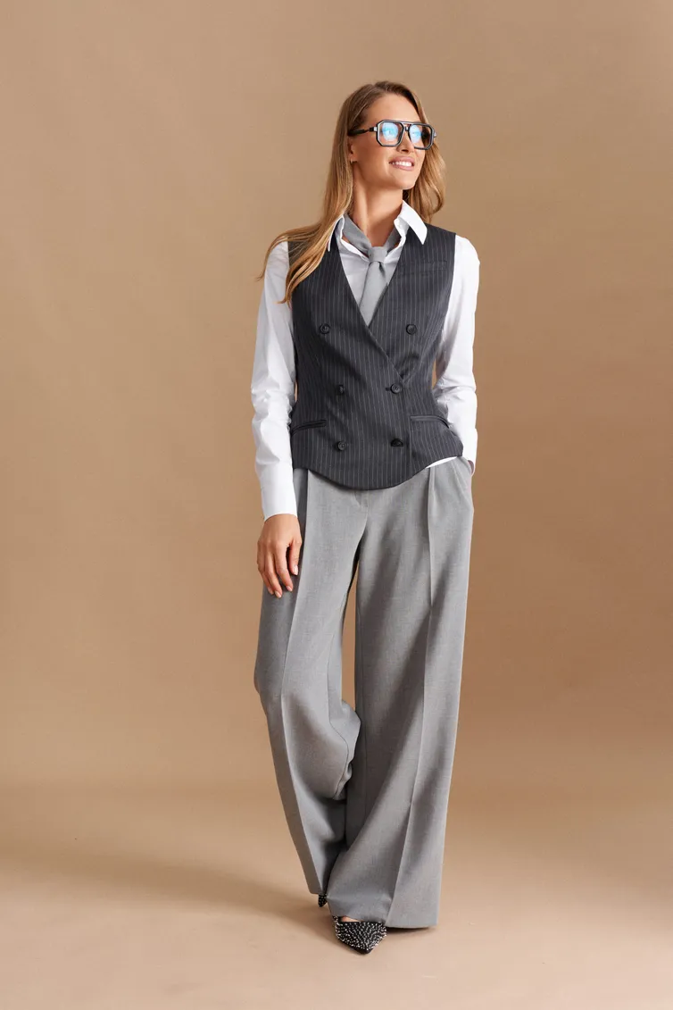 Trousers Elletto Life #2316 seryj