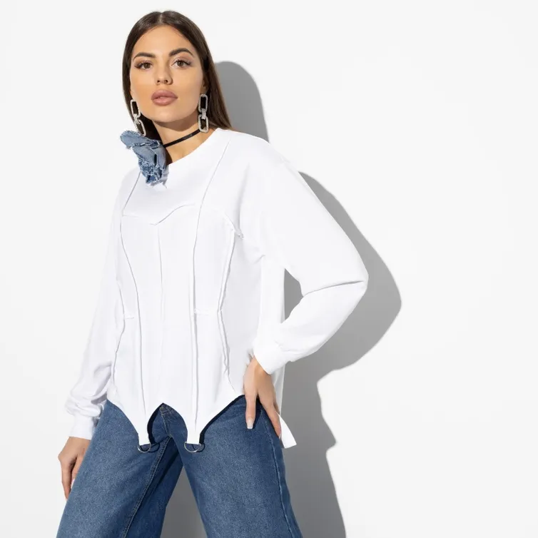 Bluza CHARUTTI #Soglasna na bolshee (vajt)
