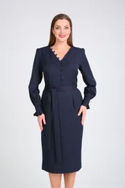 Sukienka Vilena-fashion #653 temno-sinij