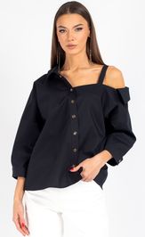 Blouse VIZAVI 726 chernyj