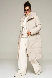 Coat Beautiful & Free #8012 kremovyj