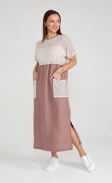 Sukienka BONADI 1964 kapuchino