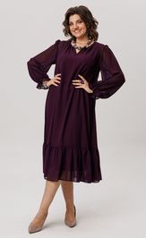 Dress Anelli Laurel 1635 cvet chernosliva