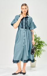 Sukienka Ava fashion M-198 dzhins