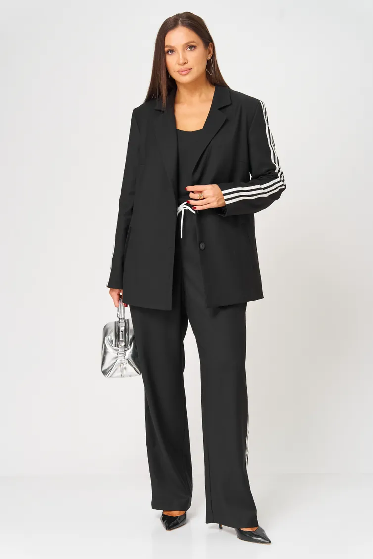 Spodnie V&N fashion #1052_chernye