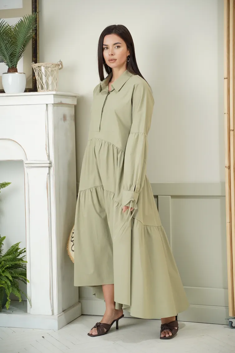 Sukienka Ladis Line #1314 xaki