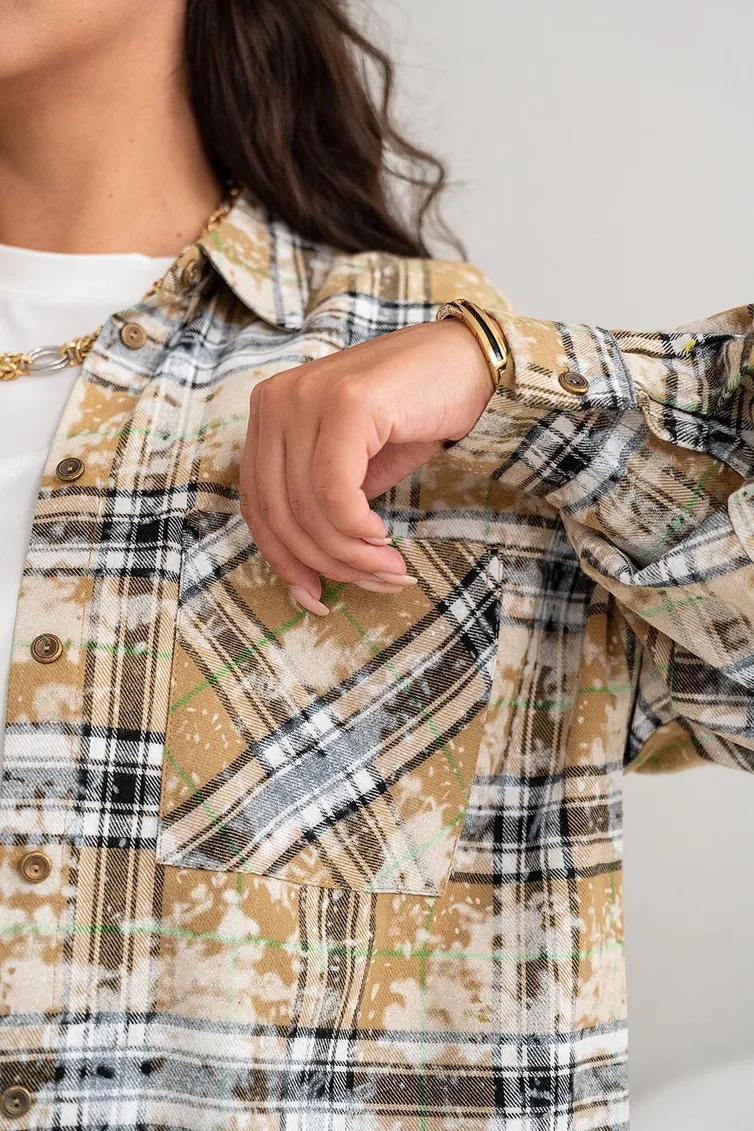Shirt TOOK A LOOK & Angelika #MD-24 oxra
