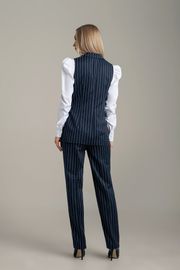 Suit MARIKA #440 t.sinij v polosku