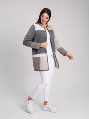 Кардиган BONADI арт. 1933 серый-капучино