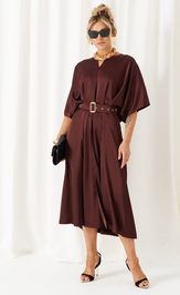 Платье Beautiful & Free 6443 шоколад