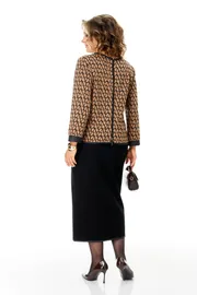 Костюм Michel Chic арт. 1394 карамель, черный