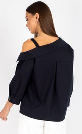 Blouse VIZAVI 726 chernyj