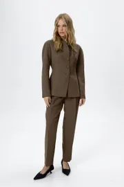 Trousers Pirs #6292 korichnevyj