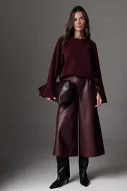 Spodnie Lyushe #4520 bordo