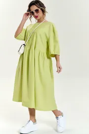 Sukienka SOVA #11226 limon