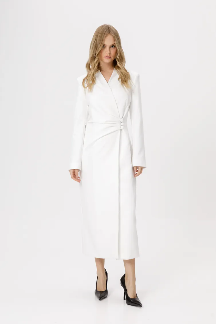 Sukienka Pirs #6299 belyj