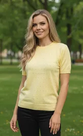 Блузон BELANGE 3078 желтый