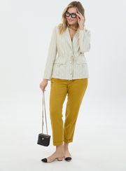 Жакет LM арт. М 0011 полоска льняная