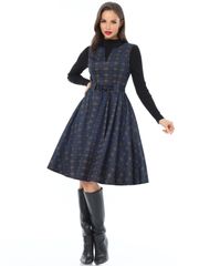 Платье DS Trend арт. С-0255 (Деловой квартал, нью клетка)