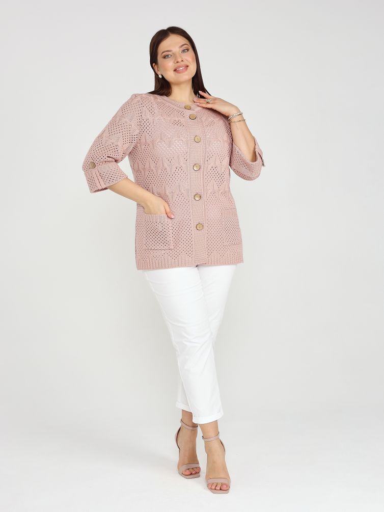 Кардиган BONADI арт. 2187 пудра