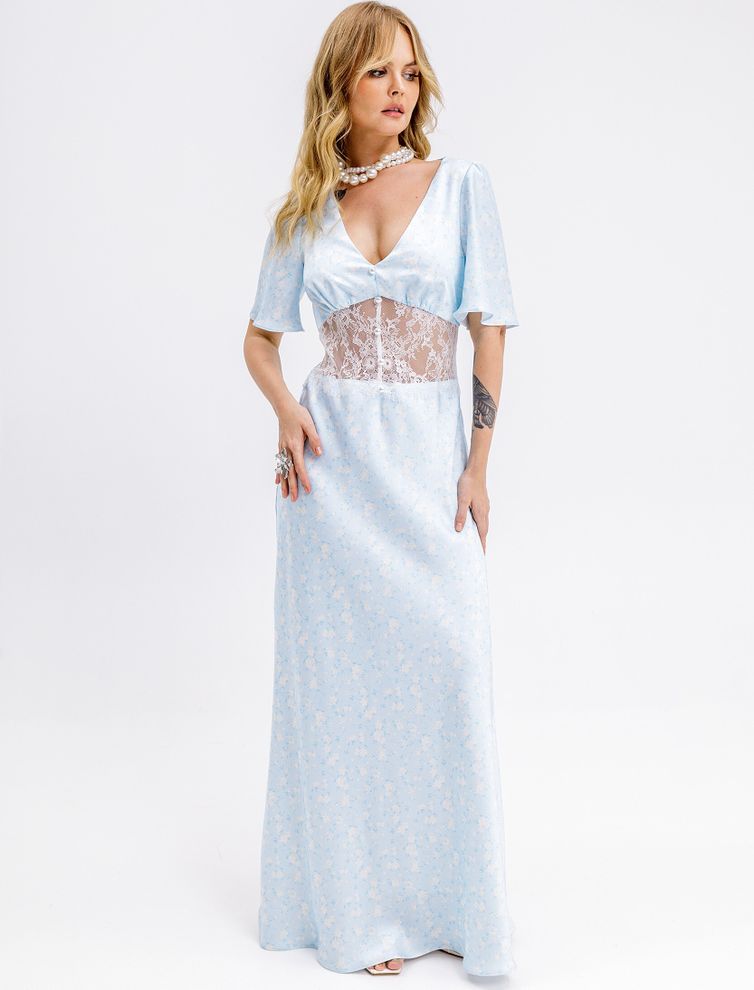 Dress Pirs #6662 goluboj