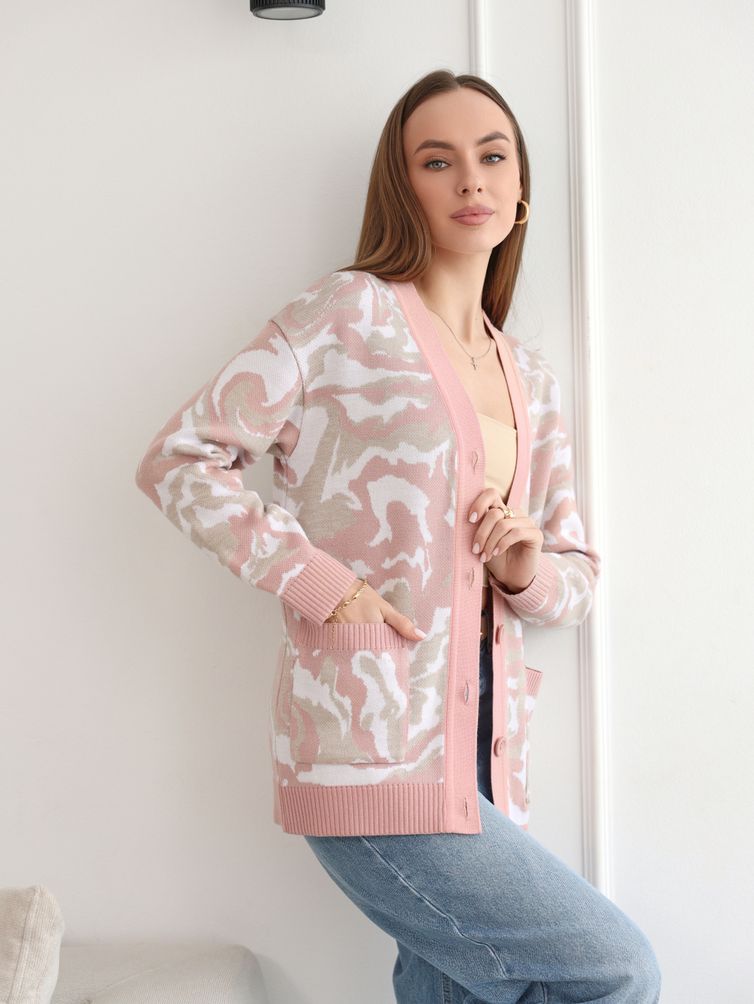 Кардиган BONADI арт. BS45 пудра-капучино