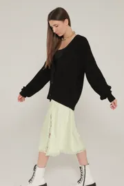 Sweter Romgil #TZ581V chernyj