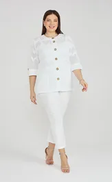 Sweter BONADI 2187 belyj