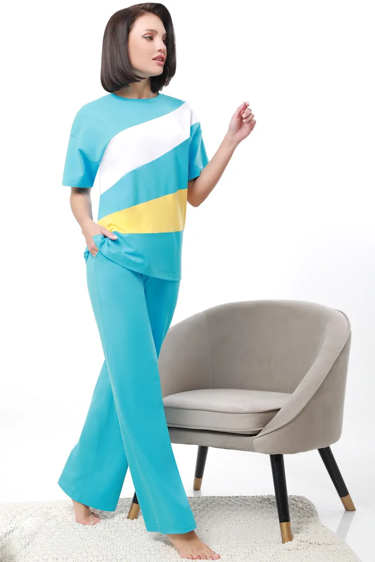 Bluzka DS Trend #DO-0075 (Nastrojki otdyxa, blyu)