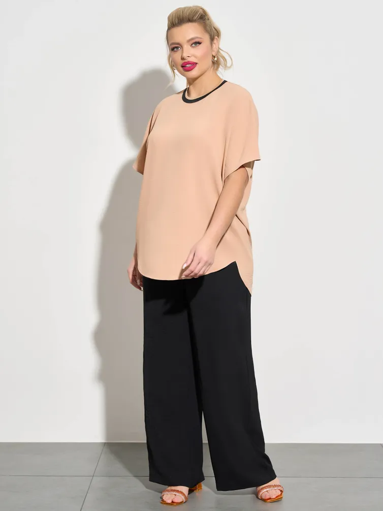 Bluzka DORA plus #0250-1 pesochnyj