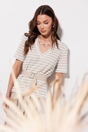 Платье Люше арт. 4378 бежевый