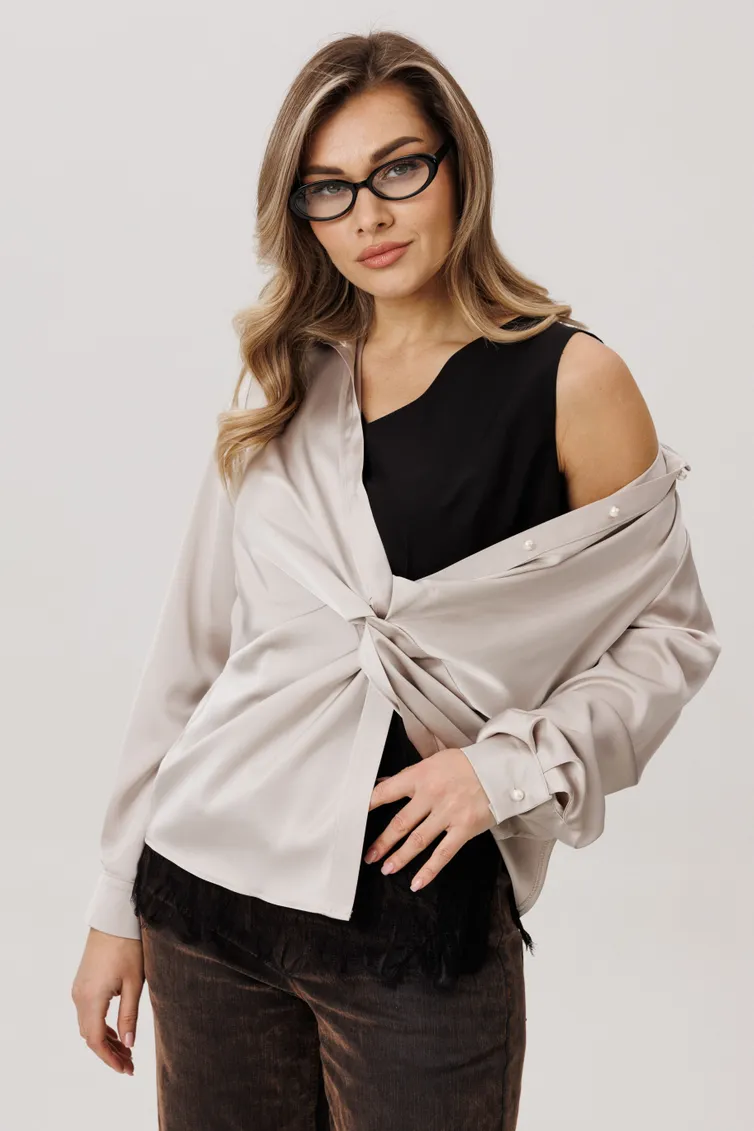 Bluzka Anelli Laurel #1791 ajs latte