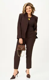 Suit Vilena-fashion 1177 shokolad