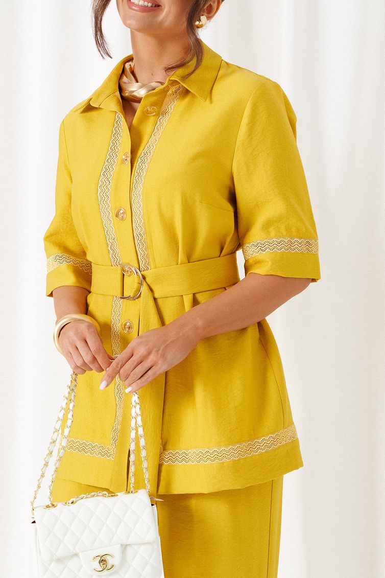 Костюм Beautiful & Free арт. 6461 горчица