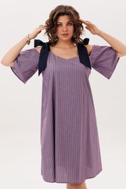 Платье Anelli Laurel арт. 1820 синий бант