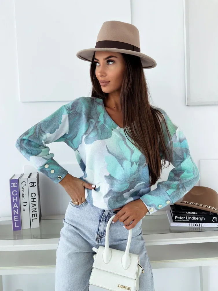 Jumper nika.pl #0201529 Emi-15 lotos biryuza