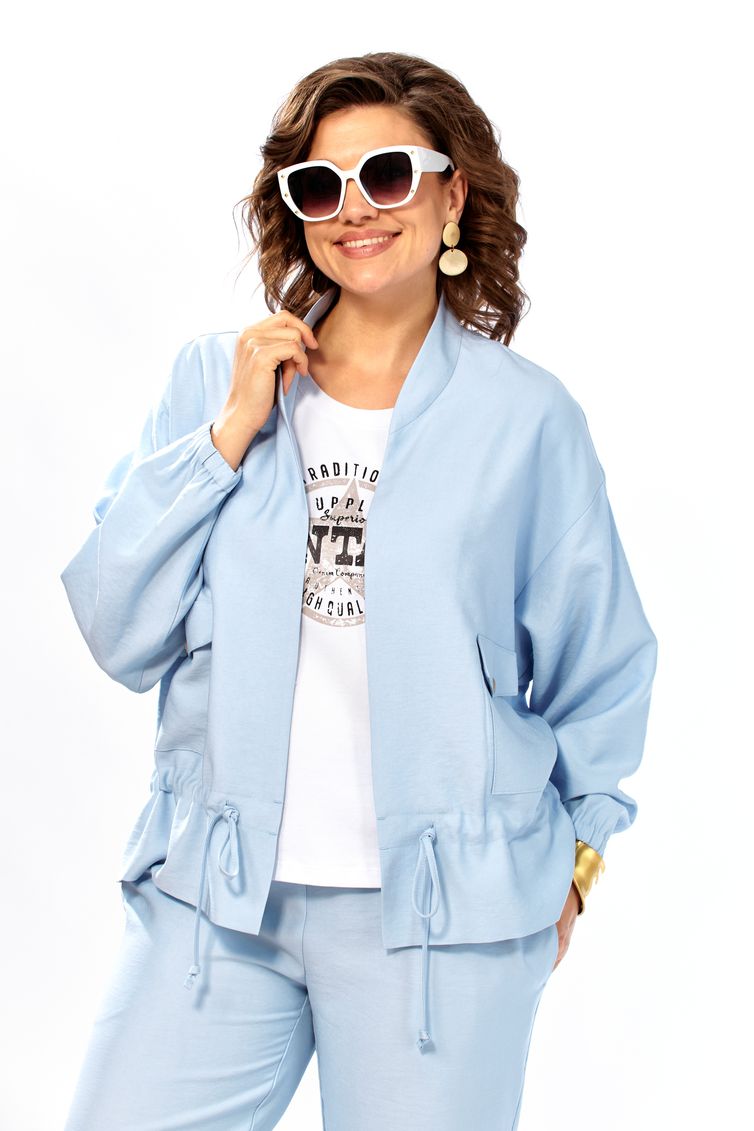 Комплект Ольга Стиль арт. С1011 голубой