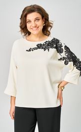 Блузка Rumoda 2277 дл.р молочный