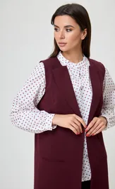 Жилет Anelli Laurel 1036 винный