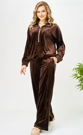 Костюм Ava fashion М-166 коричневый