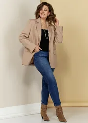 Żakiet Ava fashion #M-083 bezhevyj
