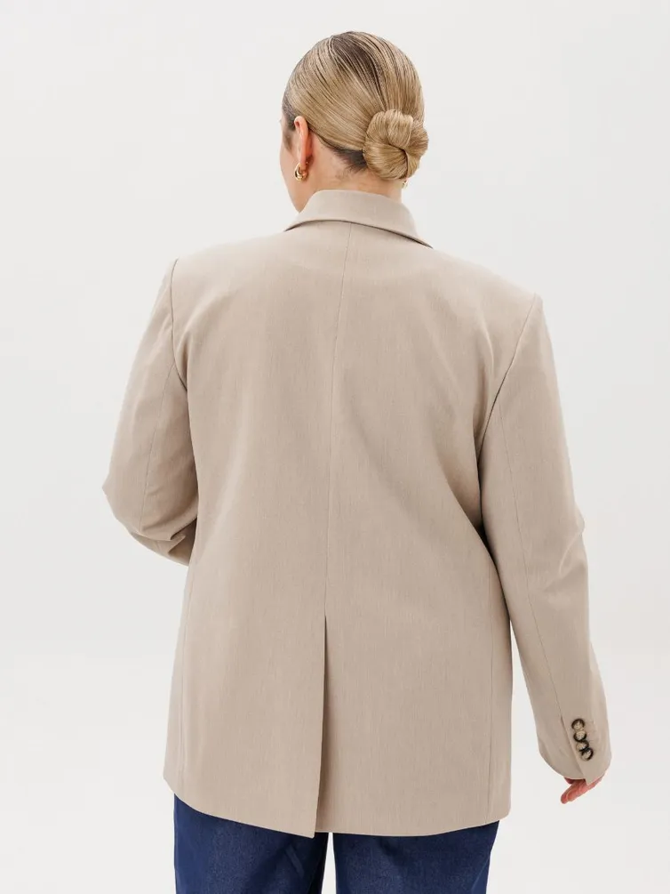 Żakiet Ava fashion #M-172 bezhevyj