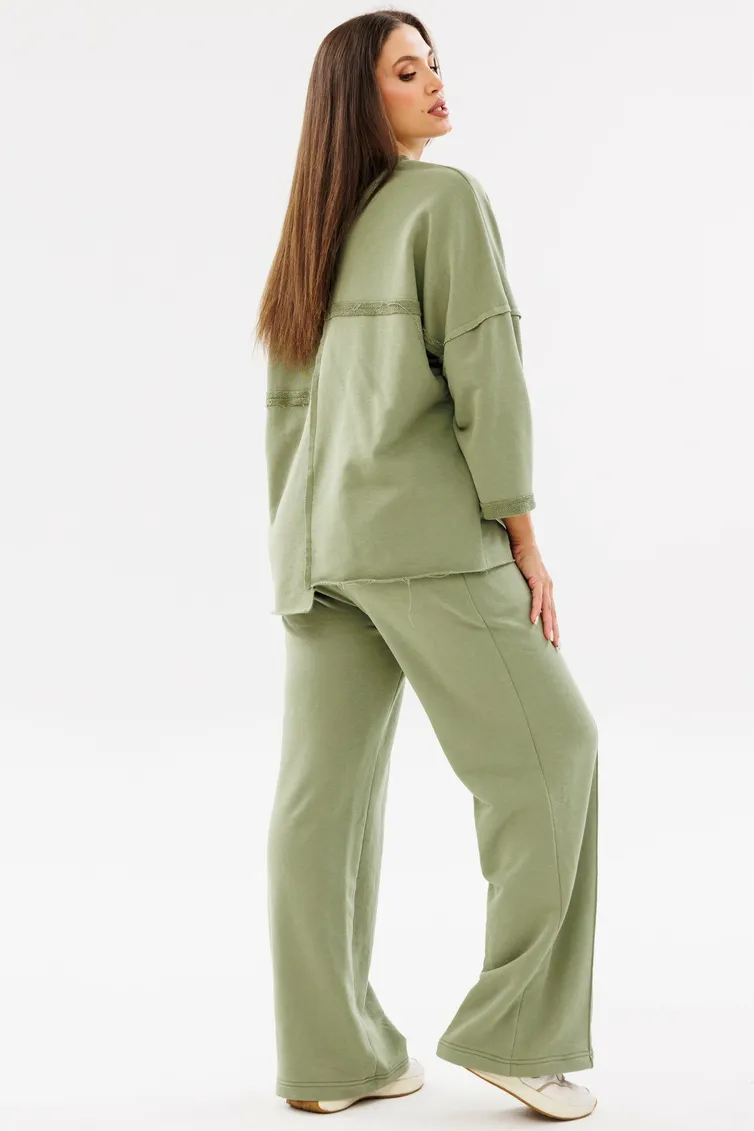 Sweatshirt Ma Cherie #1109 xaki