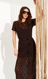 Платье Elletto Life 11139 коричневый