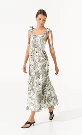 Dress Romgil RT0143-VI4 molochnyj, svetlyj xaki,chernyj
