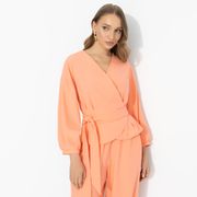 Blouse CHARUTTI #Vosxititelnye oxvaty (teplyj korall)