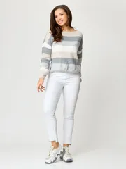 Jumper nika.pl #09013 Banera-1 svetlo-seryj