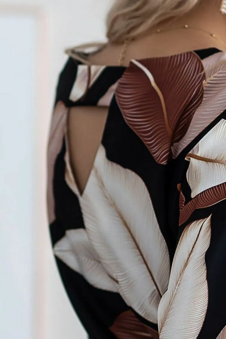 Blouse nika.pl #03012 Hajdan-1 korichnevyj