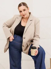 Żakiet Ava fashion #M-172 bezhevyj