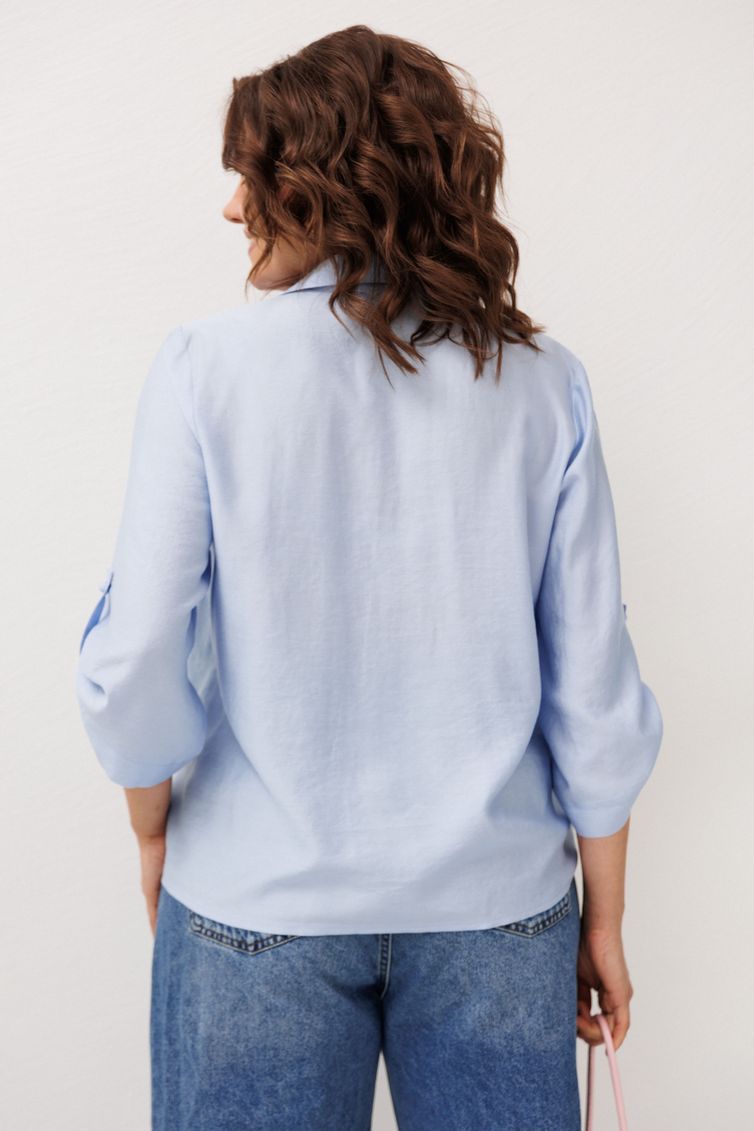 Koszula Anelli Laurel #1663.1 golubika